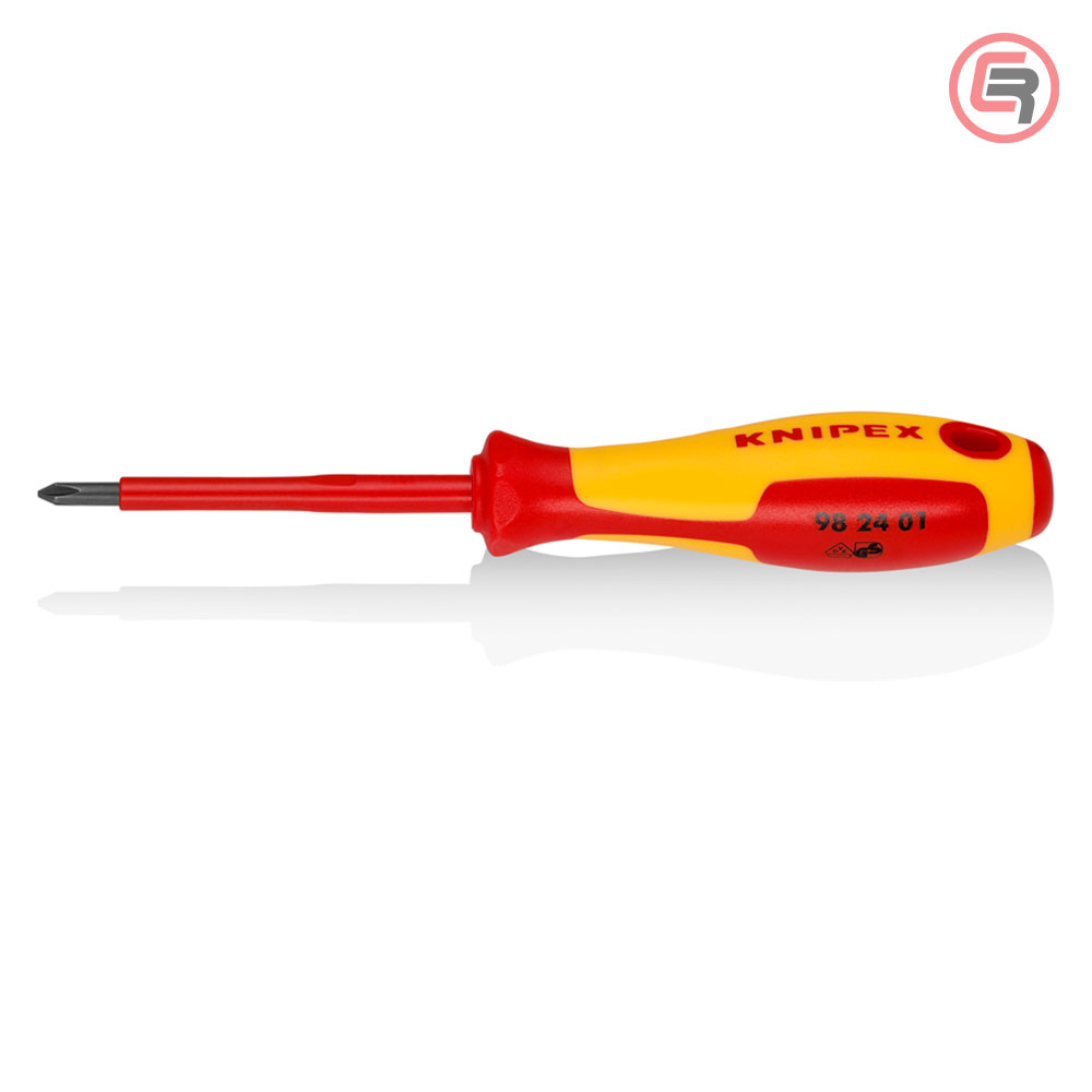 Knipex Odvijač Križni VDE PH1 x 80 / 187 mm 1000V – 98 24 01