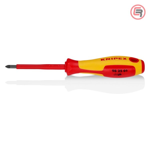 Knipex Odvijač Križni VDE PZ1 x 80 / 187 mm 1000V – 98 25 01