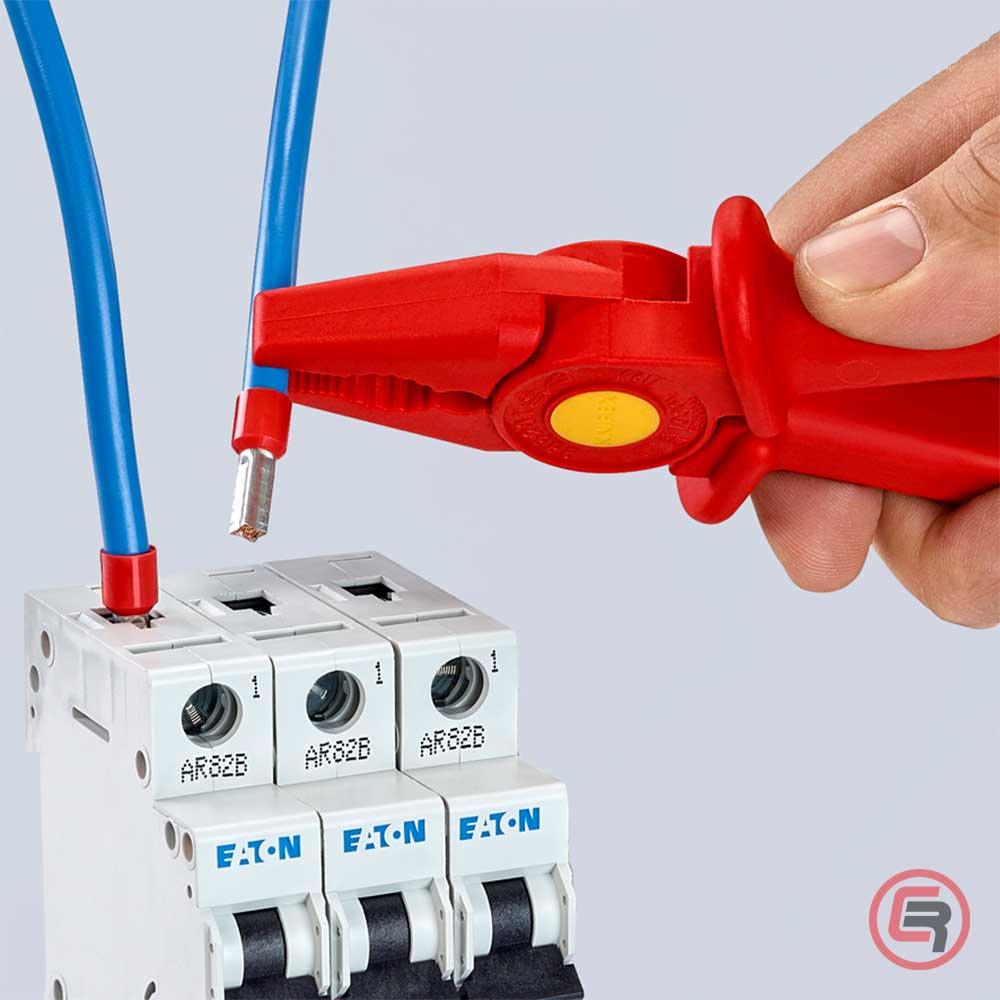 Knipex Kliješta Kombinovana 180 mm / 1000V Plastična  – 98 62 01 - Slika 3