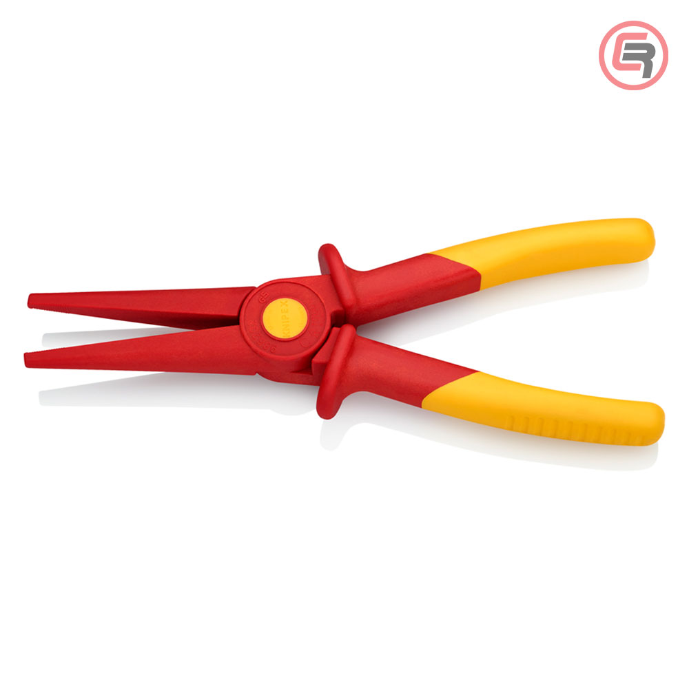 Knipex Kliješta Poluokrugla Špicasta Ravna 220 mm / 1000V Plastična  – 98 62 02 - Slika 2