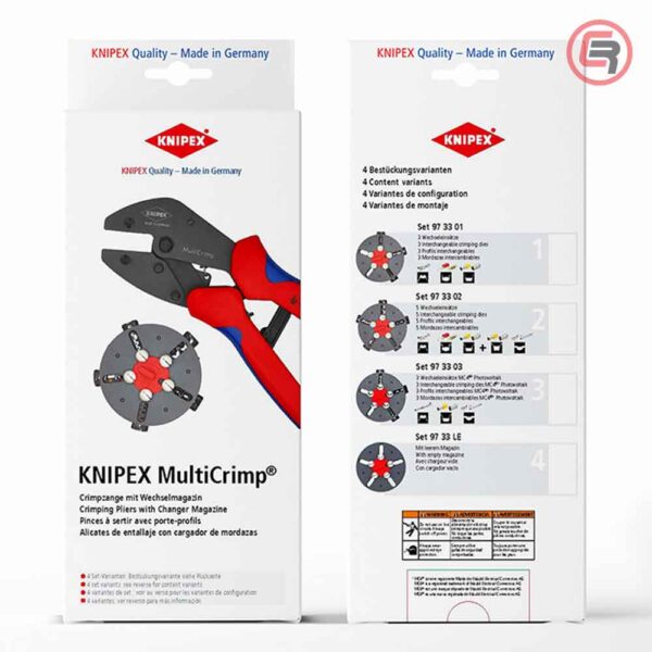 Knipex Kliješta Za Krimpanje Sa Izmjenjivim Ulošcima MultiCrimp - 97 33 01 - Slika 3