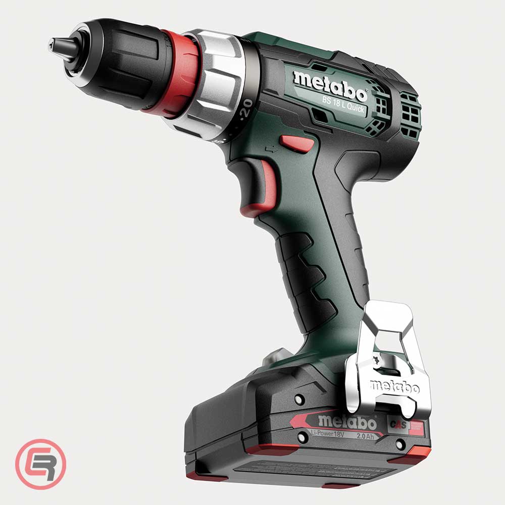 Metabo Bušilica – Odvijač Aku BS 18 L Quick 2 x AKU LiPOWER (2,0 Ah) SC 36 + metaBOX 145 – 614052500 - Slika 2