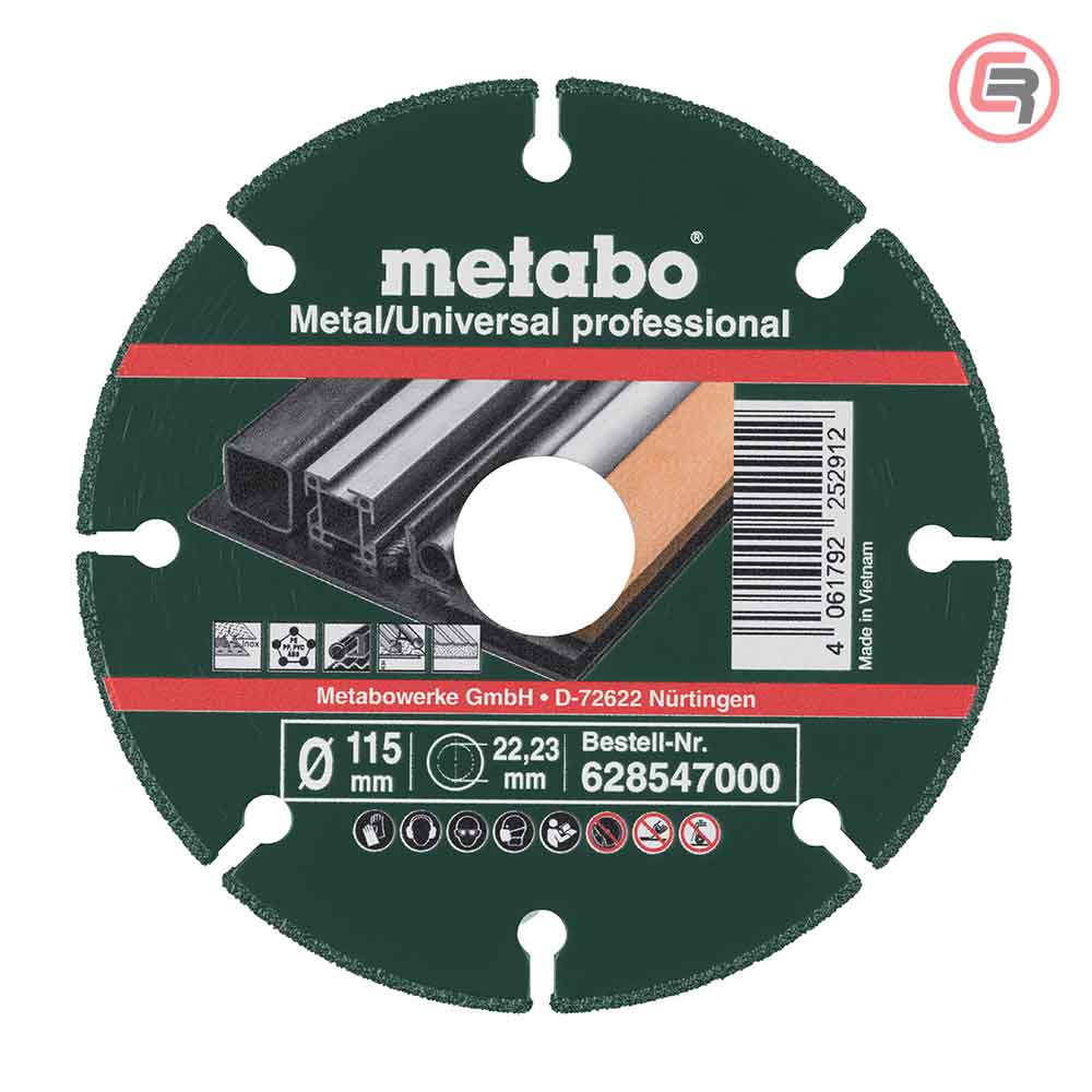Metabo Dijamantna Rezna Ploča 115 x 1,3 x 22,23 mm "MUP" Metal / Universal Professional - 628547000