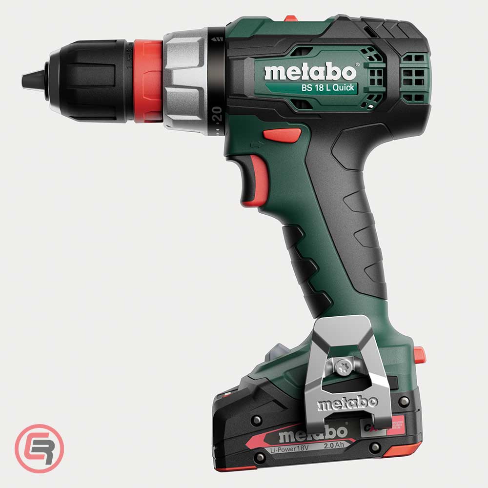 Metabo Bušilica – Odvijač Aku BS 18 L Quick 2 x AKU LiPOWER (2,0 Ah) SC 36 + metaBOX 145 – 614052500 - Slika 3