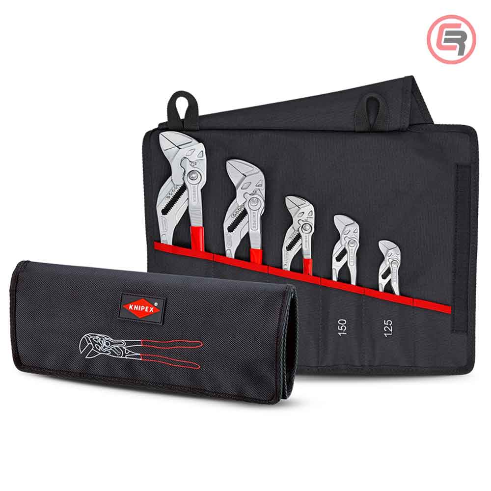 Knipex Set Kliješta Ključ 125, 150, 180, 250 i 300 mm U Torbici / 5 dijelni - 00 19 55 S4 - Slika 2