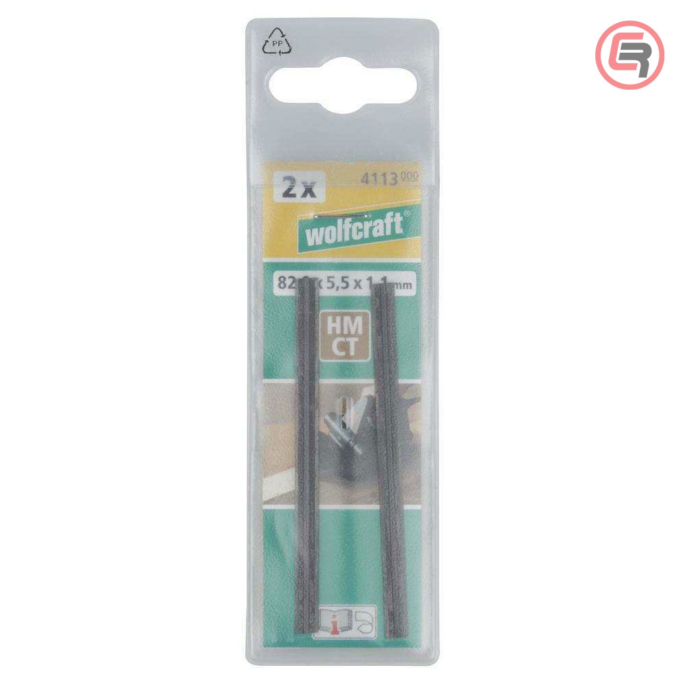 Wolfcraft Noževi Za Blanjalicu 82 x 5,5 x 1,1 mm / 2 kom – 4113000 - Slika 4