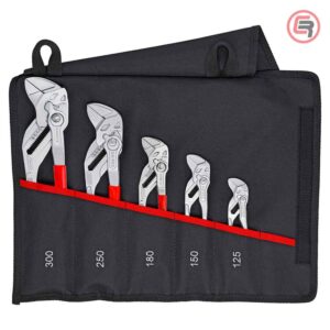 Knipex Set Kliješta Ključ 125, 150, 180, 250 i 300 mm U Torbici / 5 dijelni - 00 19 55 S4