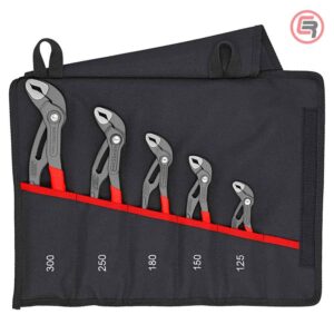 Knipex Set Kliješta Papige / Papagajke Cobra 125, 150, 180, 250 i 300 mm U Torbici / 5 dijelni - 00 19 55 S5