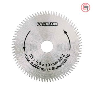 Proxxon List Kružne Pile 58 x 10 mm / 80 Z Super-Cut Za KS 230 – 28014