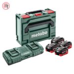 Metabo Basic Set Baterija 18 V / 4 × 8.0 Ah LiHD + Brzi Punjač ASC 145 DUO + metaBOX 145 – 685135000