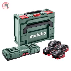 Metabo Basic Set Baterija 18 V / 4 × 10.0 Ah LiHD + Brzi Punjač ASC 145 DUO + metaBOX 145 – 685143000