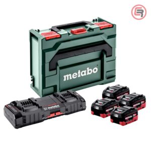 Metabo Basic Set Baterija 18 V / 4 × 10.0 Ah LiHD + Brzi Punjač ASC 145 DUO + metaBOX 145 – 685143000