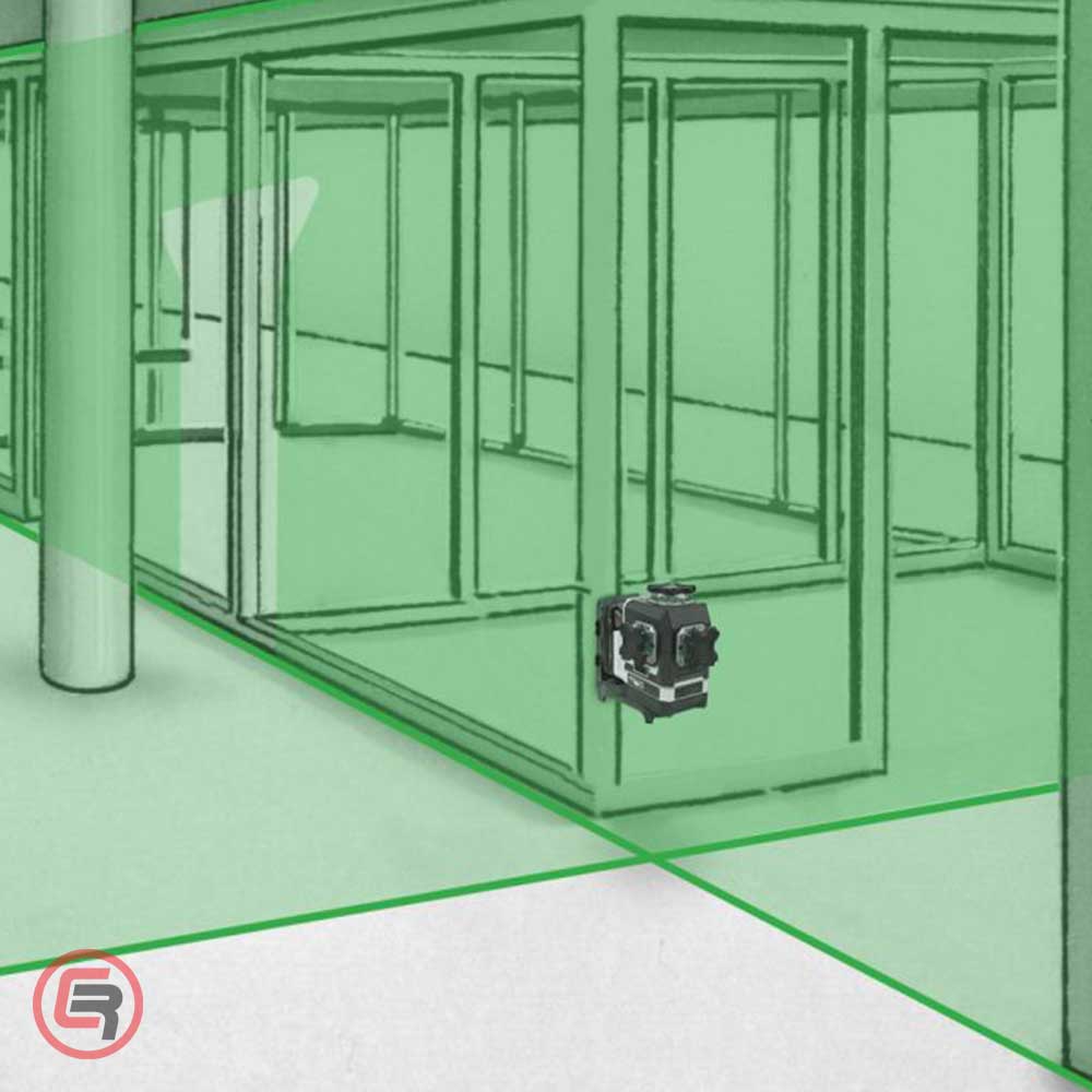 Laserliner Laser Trodimenzionalni Zeleni PowerPlane-Laser 3G Multi - 18V (bez baterija) + 7 Adaptera Za Bateriju – 036.380-1 - Slika 12