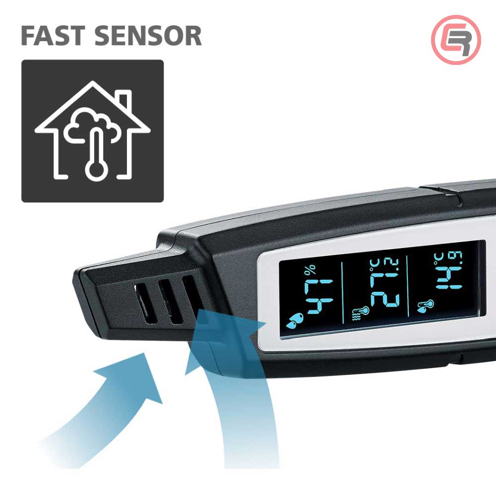 Laserliner Mjerač Vlage Higrometar / Temperature Precizni Digitalni ClimaPilot Plus – 082.061E - Slika 2