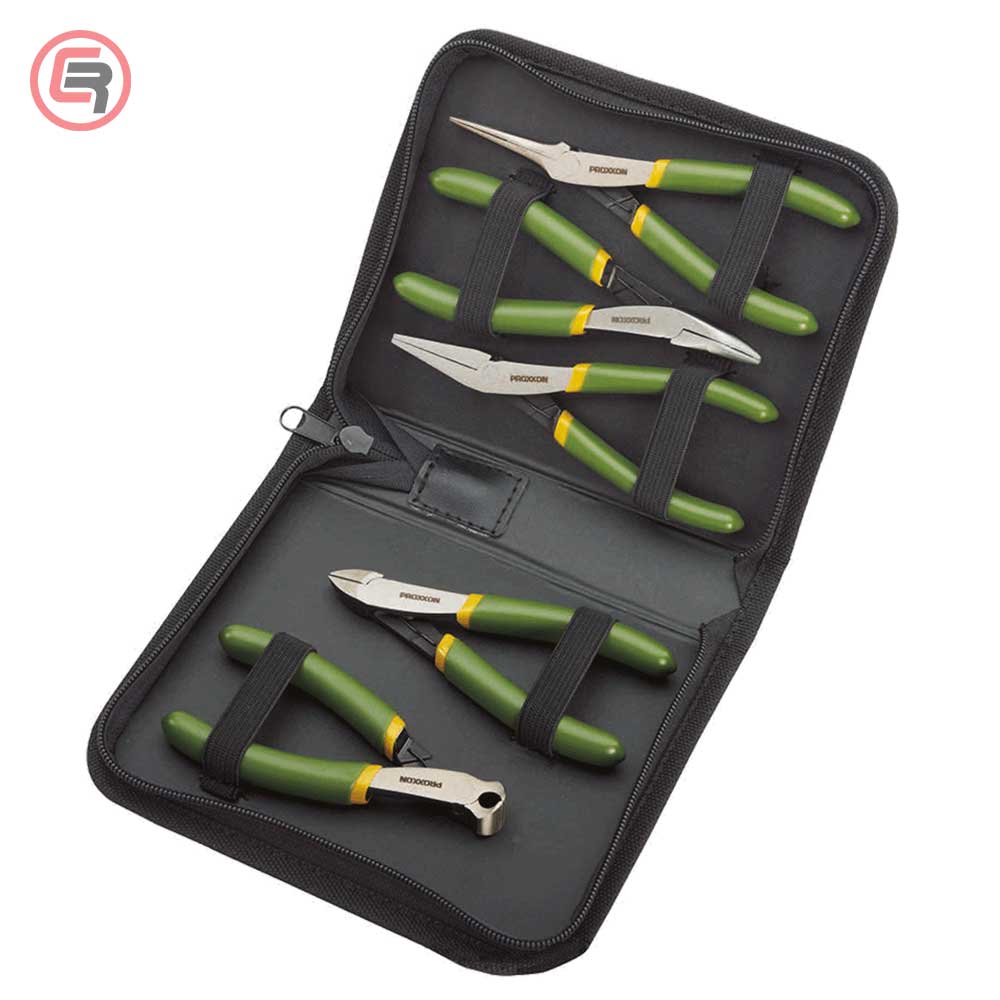 Proxxon Garnitura Kliješta Elektroničarskih U Torbici / 5 dijelna - 28150