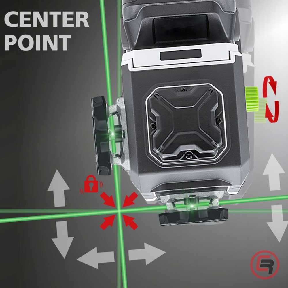 Laserliner Laser Trodimenzionalni Zeleni PowerPlane-Laser 3G Multi - 18V (bez baterija) + 7 Adaptera Za Bateriju – 036.380-1 - Slika 3
