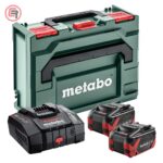 Metabo Basic Set Baterija 18 V / 2 × 8.0 Ah LiHDX+ Brzi Punjač ASC 290 + metaBOX 145 – 685305000