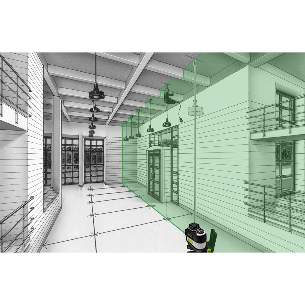 Laserliner Laser Trodimenzionalni Zeleni MasterPlane-Laser 3G Pro + L-BOXX 136 – 031.410L - Slika 13
