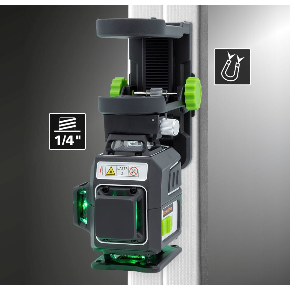 Laserliner Laser Trodimenzionalni PocketPlane-Laser 4G + Nosač + Kofer – 036.705A - Slika 3