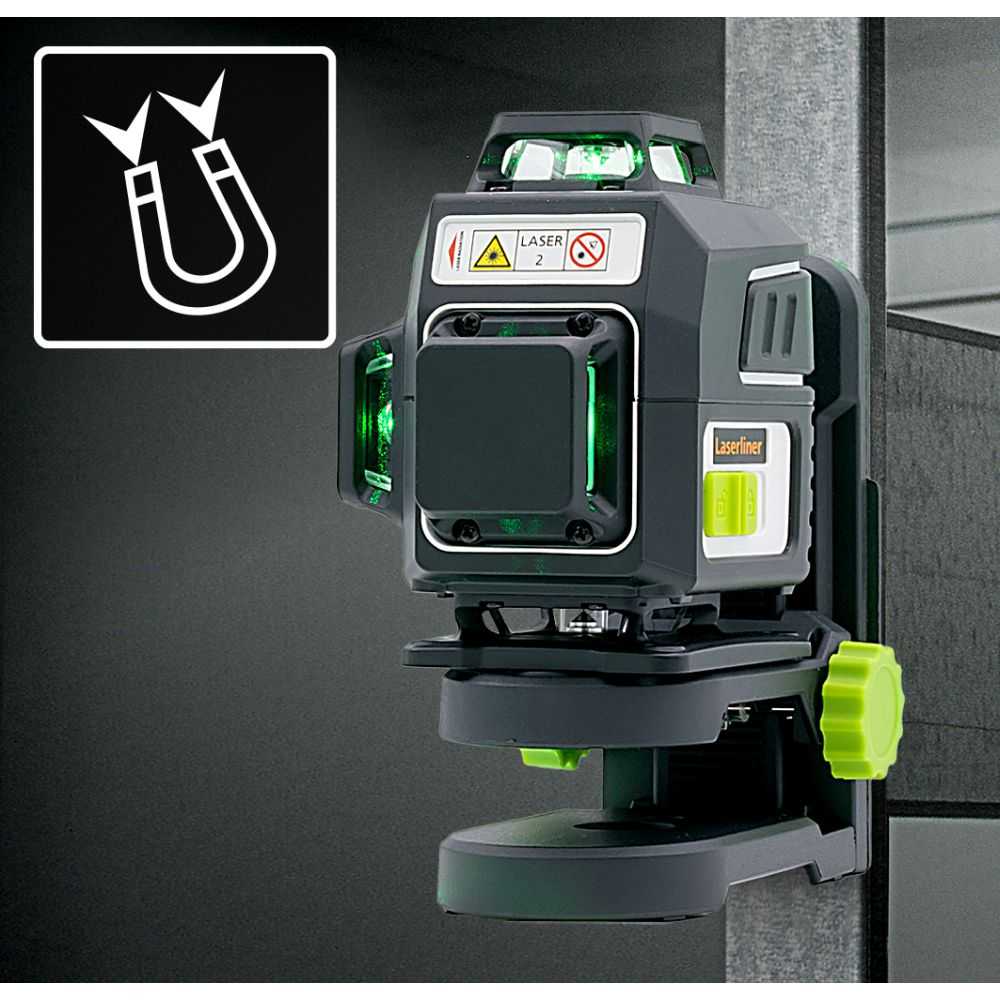 Laserliner Laser Trodimenzionalni PocketPlane-Laser 4G + Nosač + Kofer – 036.705A - Slika 4