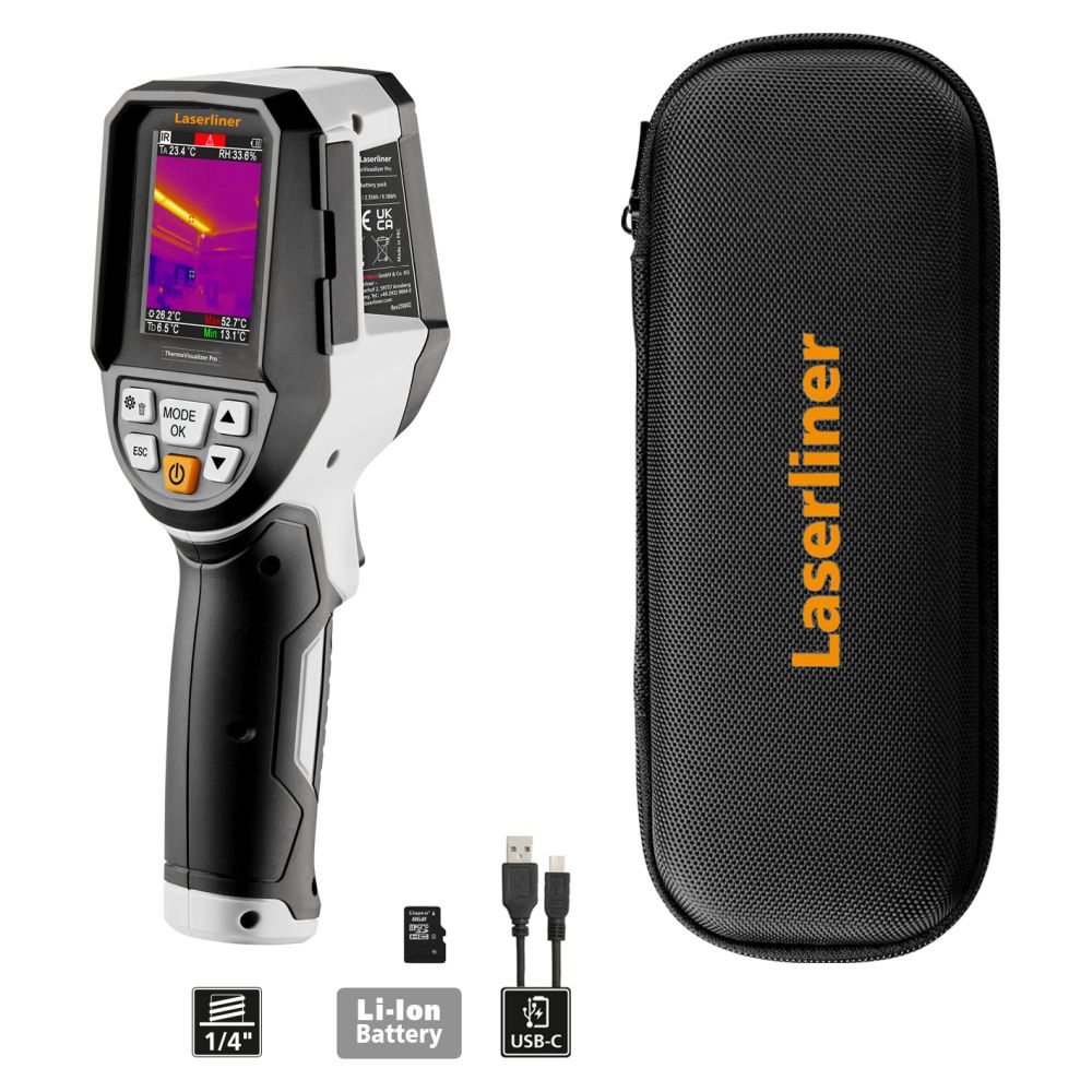 Laserliner Termalna Kamera Ručna ThermoVisualizer Pro 320 x 240 px – 082.078A - Slika 8