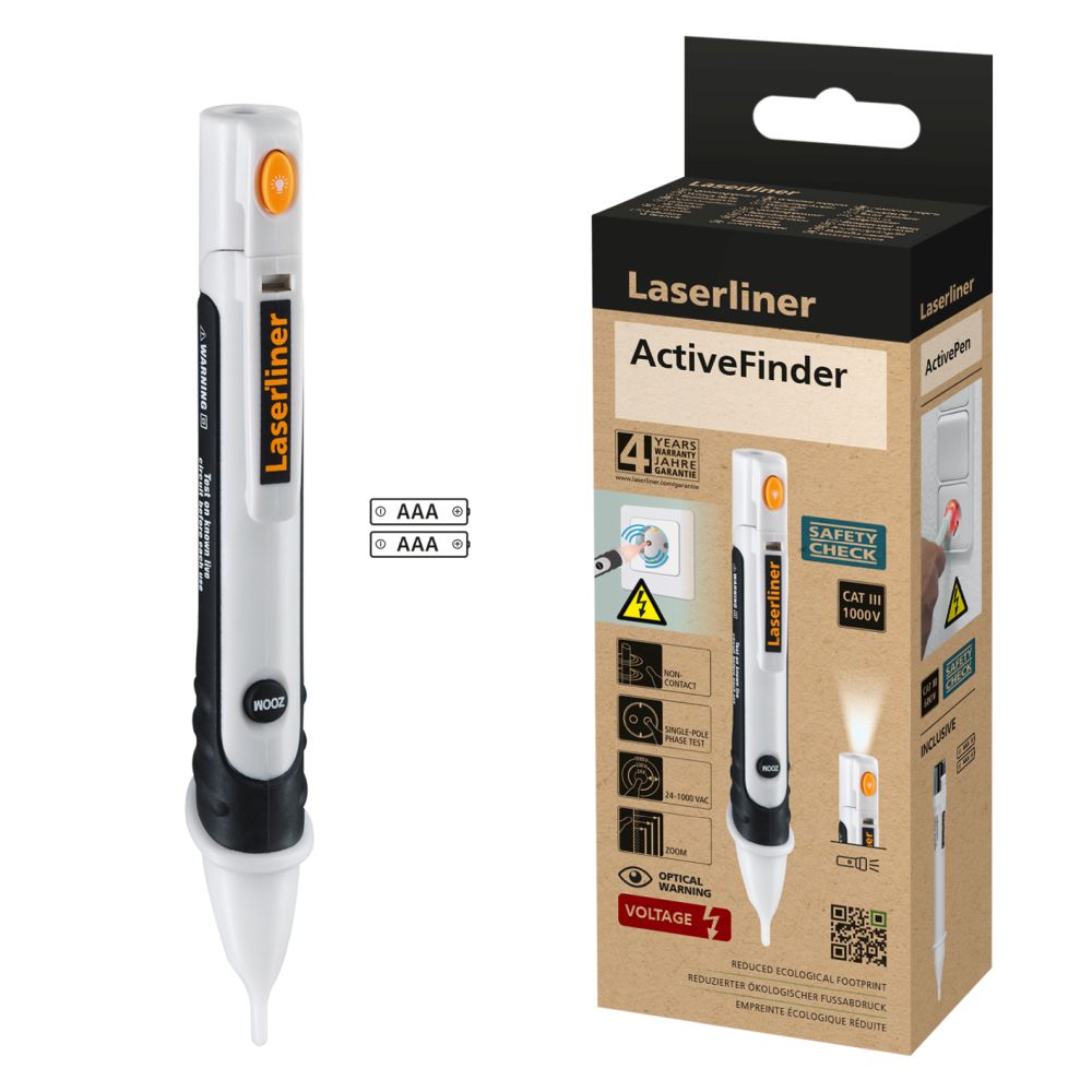 Laserliner Ispitivač Napona Oblik Olovke ActiveFinder / 24 – 1000V AC – 083.010E - Slika 5