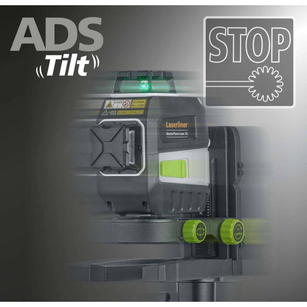 Laserliner Laser Trodimenzionalni Zeleni MasterPlane-Laser 3G Pro + L-BOXX 136 – 031.410L - Slika 3