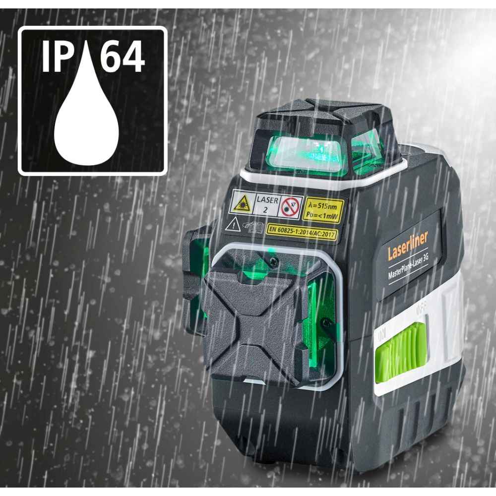 Laserliner Laser Trodimenzionalni Zeleni MasterPlane-Laser 3G Pro + L-BOXX 136 – 031.410L - Slika 6