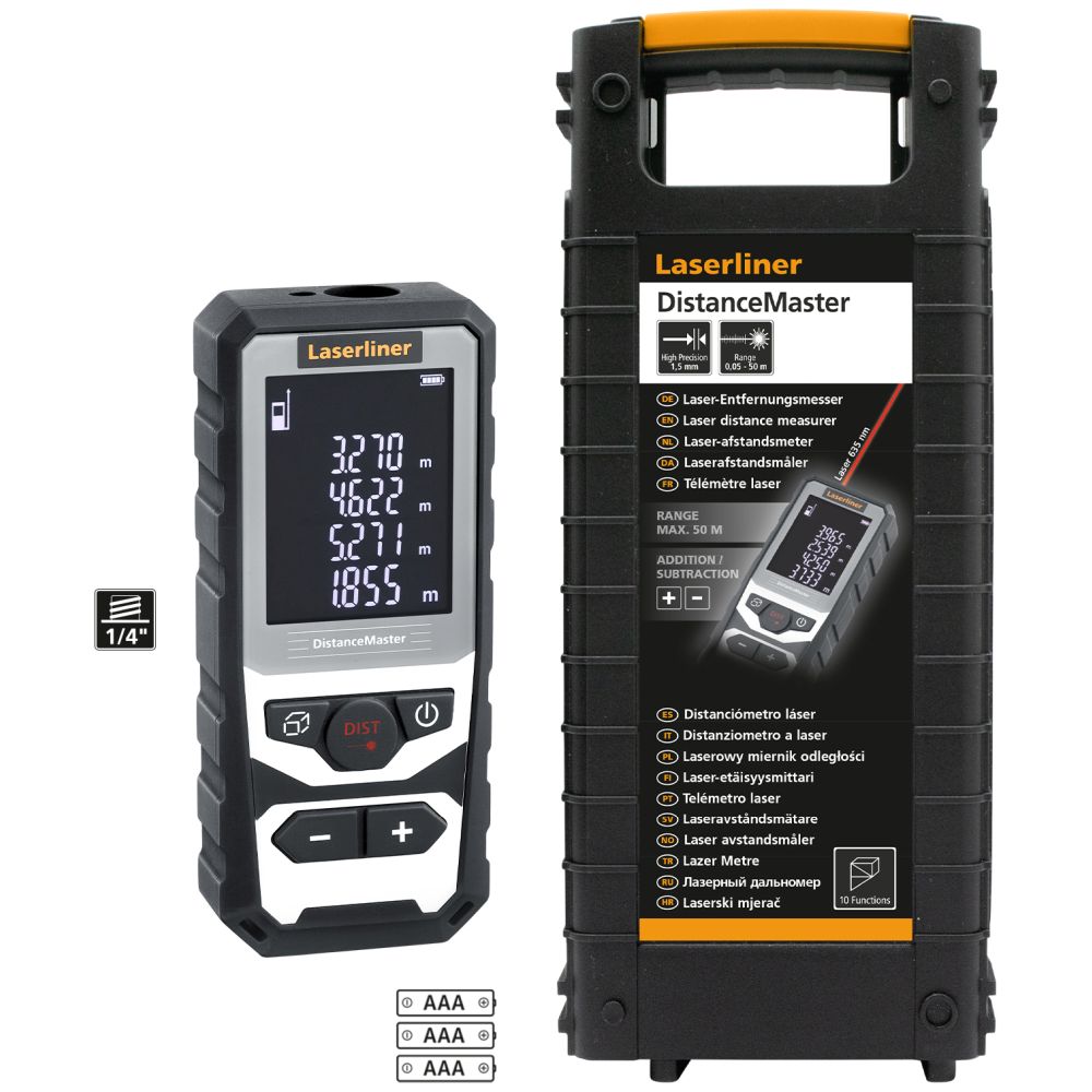Laserliner Laserski Metar Daljinomjer DistanceMaster 50 / 0,05 - 50 m – 080.982A - Slika 5