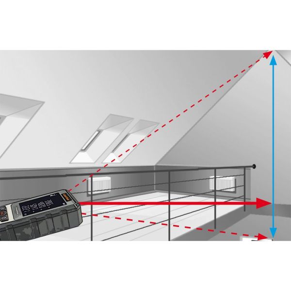 Laserliner Laserski Metar Daljinomjer DistanceMaster 50 / 0,05 - 50 m – 080.982A - Slika 7