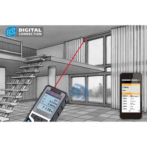 Laserliner Laserski Metar Daljinomjer DistanceMaster Plus 100 / 0,05 - 100 m – 080.983A - Slika 7