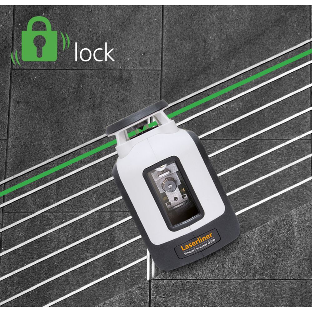 Laserliner Laser Okretni Zeleni SmartLine-Laser G360 Set 150 cm – 081.118E - Slika 6