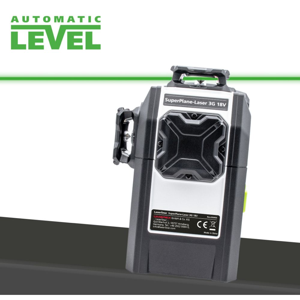 Laserliner Laser Trodimenzionalni Zeleni SuperPlane-Laser 3G Multi-18V + Stalak (bez baterija) – 081.380E - Slika 3