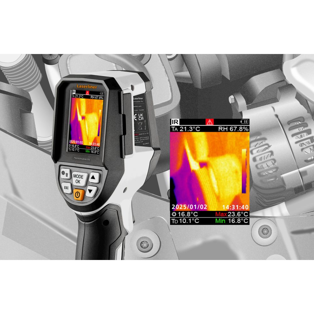 Laserliner Termalna Kamera Ručna ThermoVisualizer Pro 320 x 240 px – 082.078A - Slika 10
