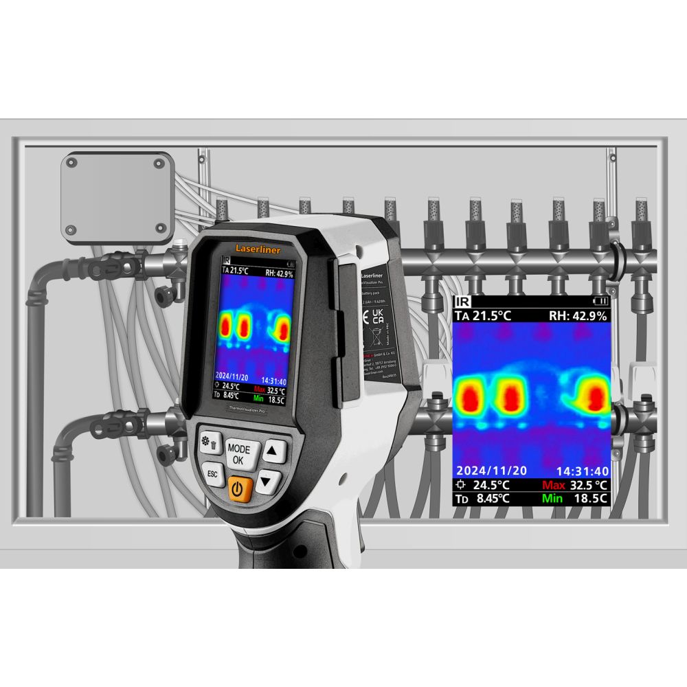 Laserliner Termalna Kamera Ručna ThermoVisualizer Pro 320 x 240 px – 082.078A - Slika 11