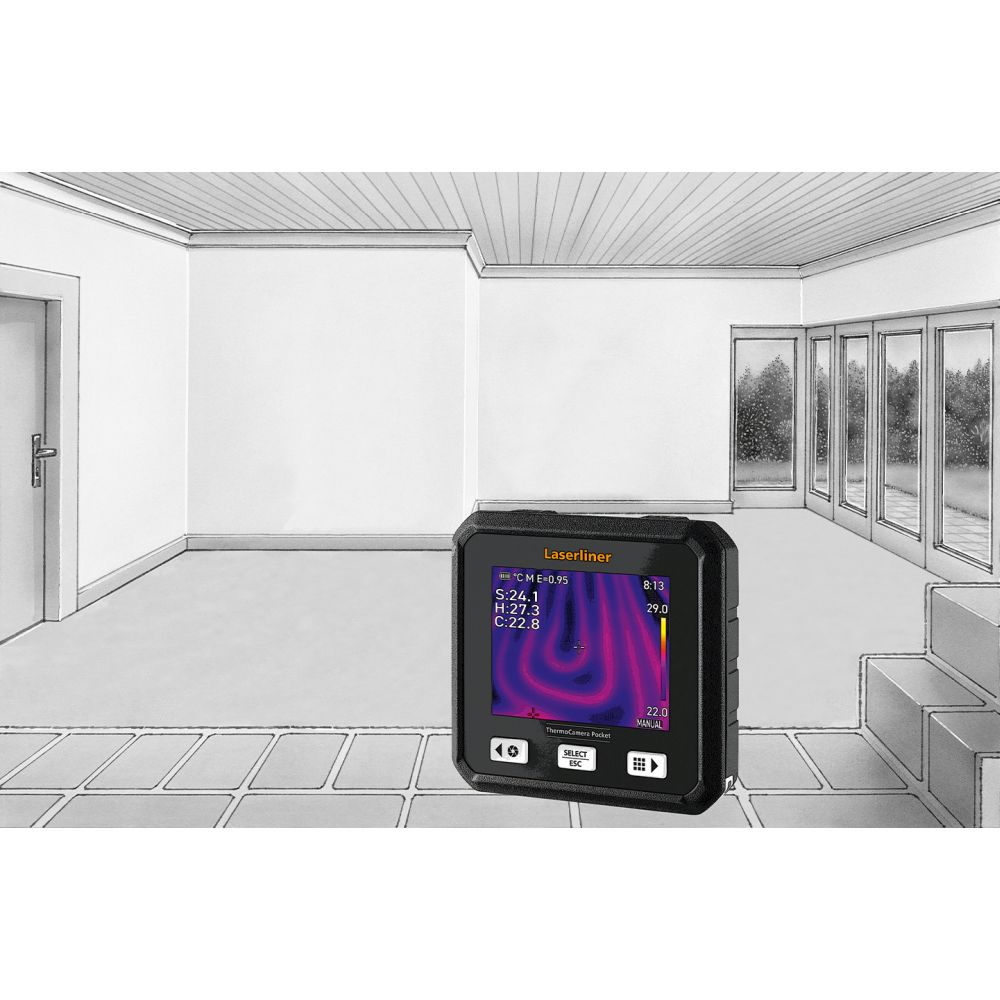 Laserliner Termalna Kamera Ručna ThermoCamera Pocket 320 x 240 px – 082.079A - Slika 6
