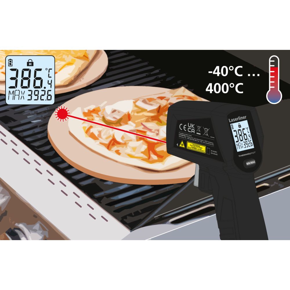 Laserliner Termometar Laserski BBQ ThermoSpot / -40°C ... 400°C – 082.441A - Slika 6
