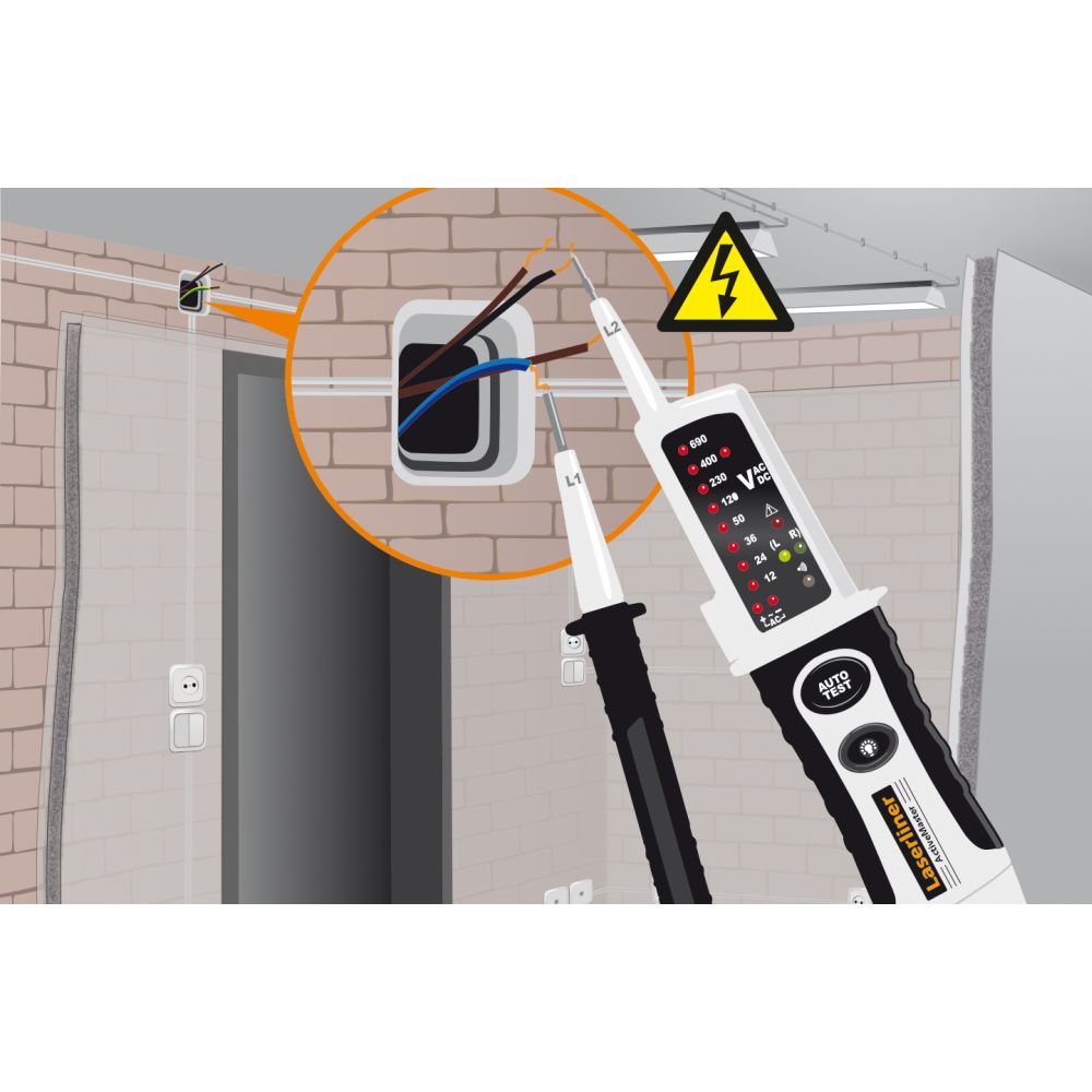 Laserliner Ispitivač Napona Duspol ActiveMaster 12 - 690V AC/DC – 083.021E - Slika 7