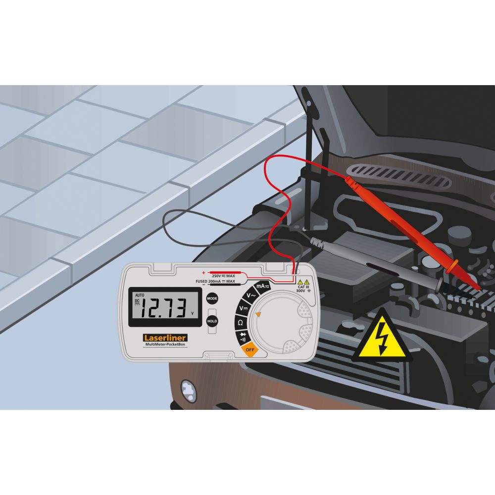 Laserliner Multimetar Digitalni MultiMeter-PocketBox CAT III 300V – 083.028E - Slika 8