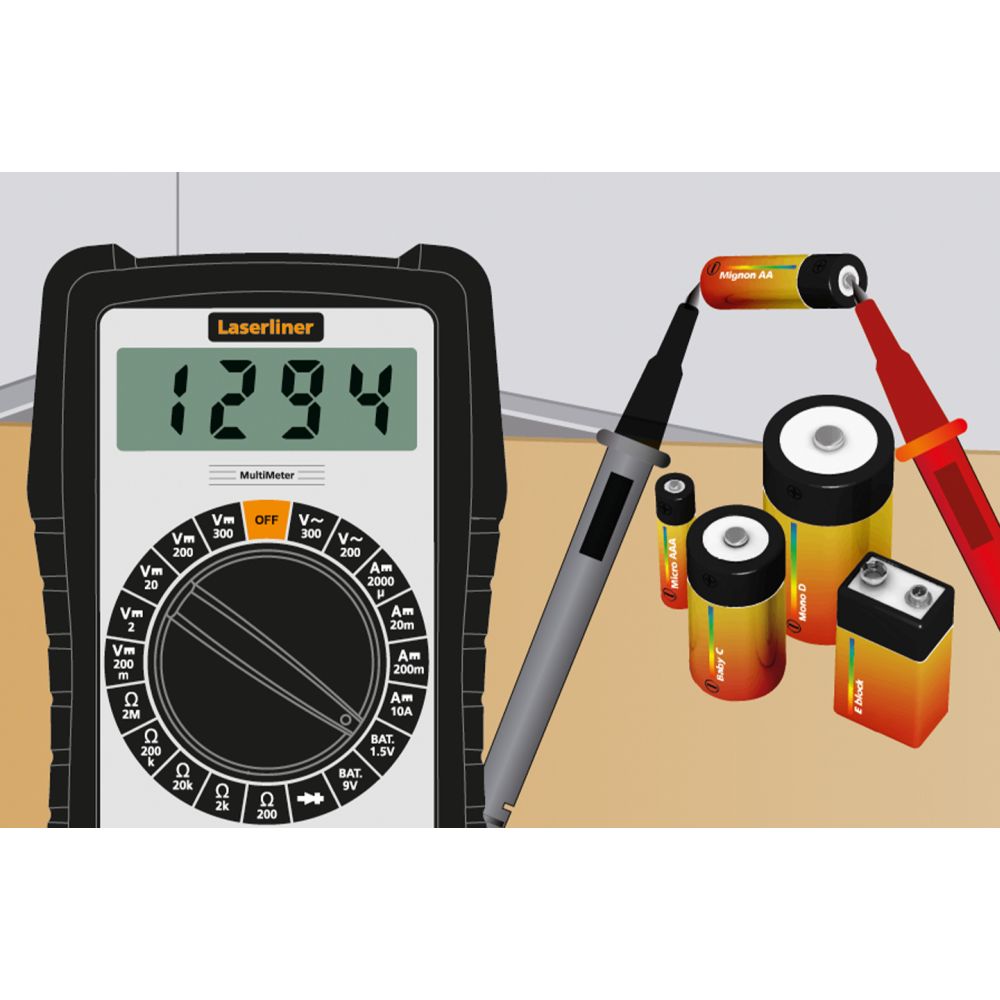 Laserliner Multimetar Digitalni MultiMeter CAT III 300V – 083.031E - Slika 7