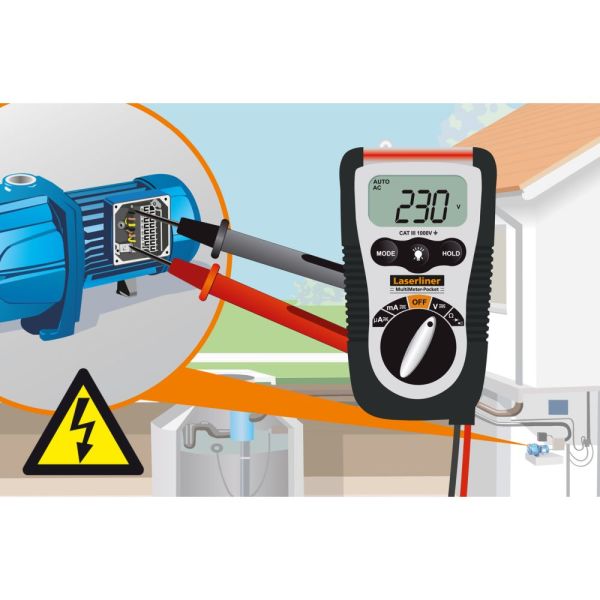 Laserliner Multimetar MultiMeter-Pocket CAT III 1000V – 083.032E - Slika 6