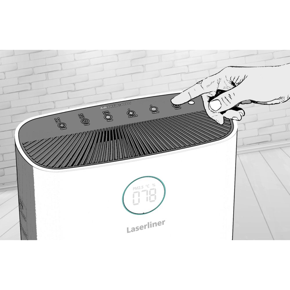 Laserliner Uređaj Za Pročišćavanje Zraka AirBreeze 360UV / Hepa 13 – 085.360A - Slika 13