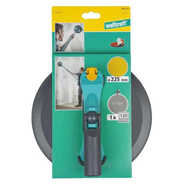 Wolfcraft Set Za Brušenje Okrugli Za Gips Ploče 225 mm / 3 dijelni - 4052000 - Slika 11