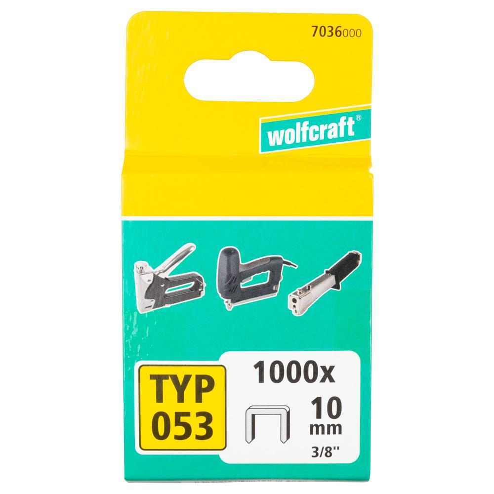Wolfcraft Klamerica Široke Kaljeni Čelik Tip 053 - 10 mm / 1000 kom - 7036000 - Slika 5