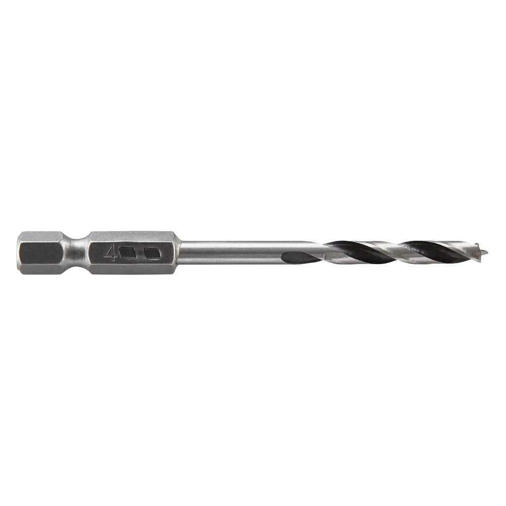 Wolfcraft Svrdlo Burgija Za Drvo CrV fi 4 x 40 / 75 mm Prihvat 1/4" - 7262000