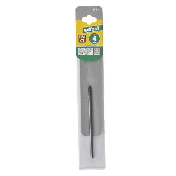 Wolfcraft Svrdlo Burgija Za Pločice i Staklo fi 4 / 90 mm - 7974010 - Slika 2