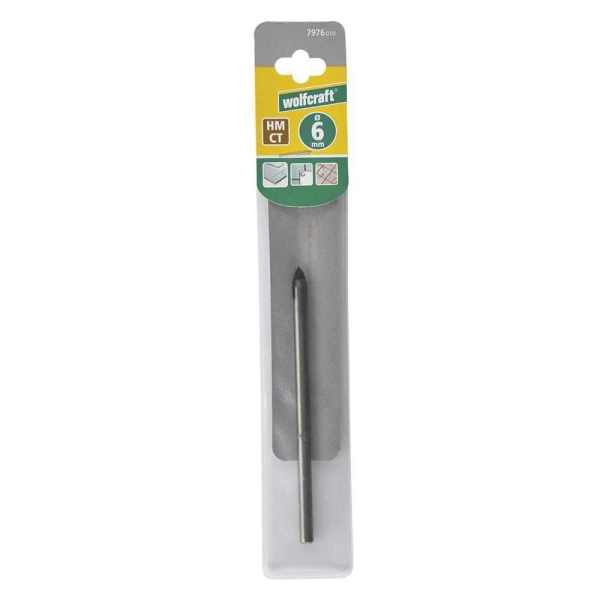 Wolfcraft Svrdlo Burgija Za Pločice i Staklo fi 6 / 100 mm - 7976010 - Slika 2
