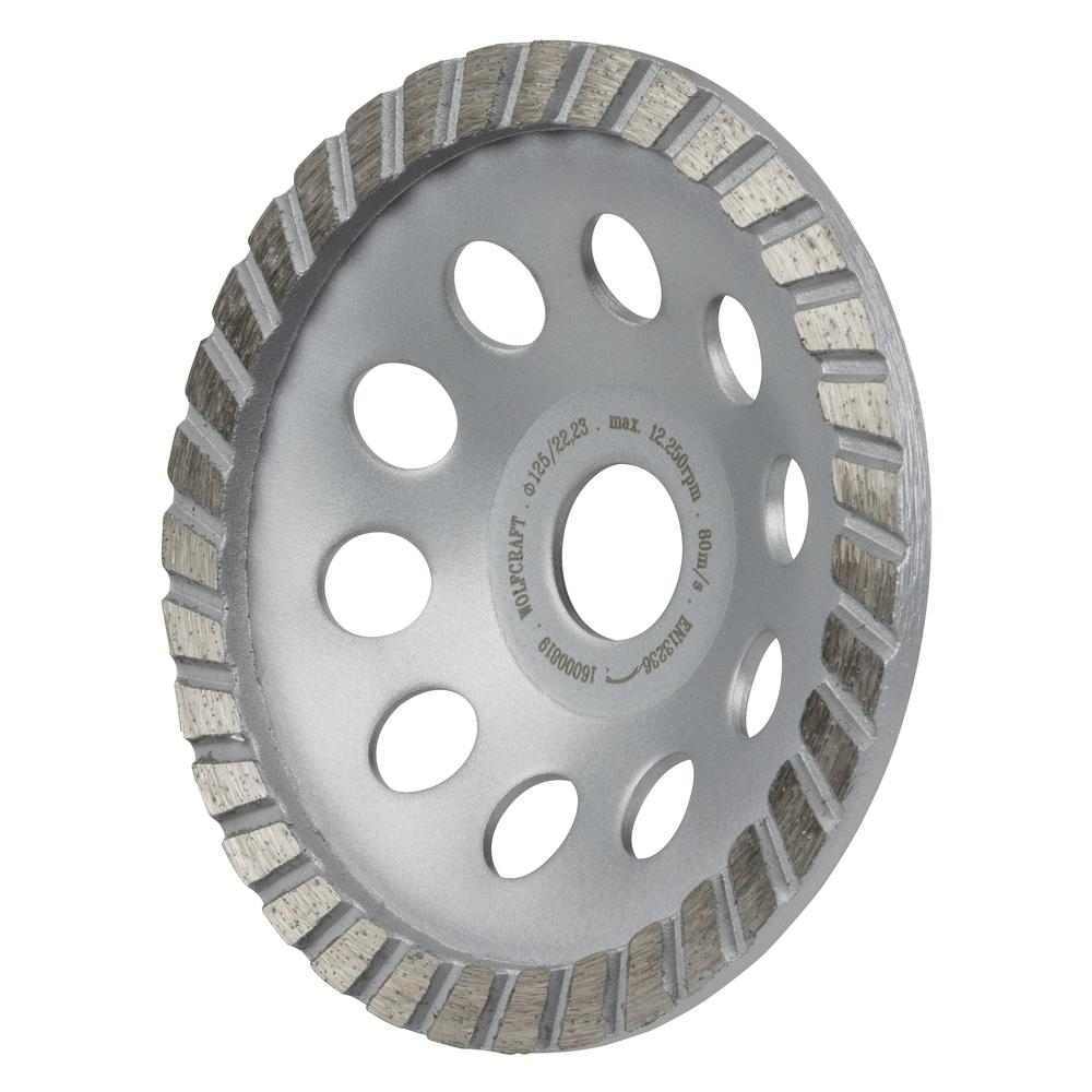 Wolfcraft Dijamantna Brusna Ploča Lonac 125 x 22,23 mm Standard – 8382000