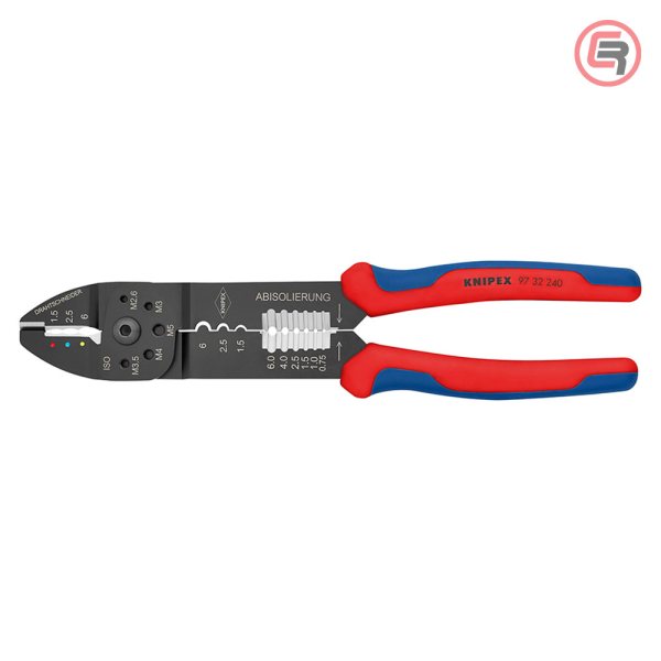 Knipex Kliješta Za Kabl Stopice Izolirane + Neizolirane 0,5 - 6,0 mm2 – 97 32 240 - Slika 3
