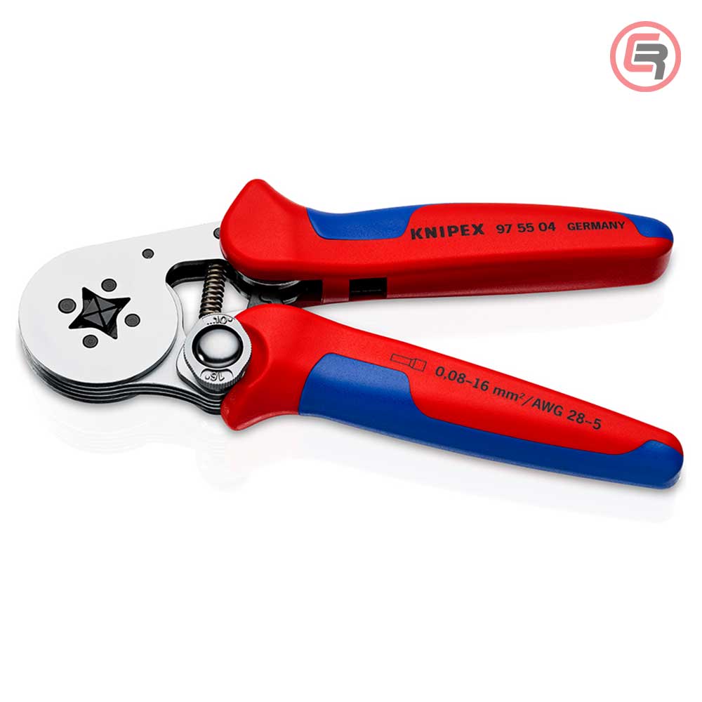 Knipex Kliješta Samopodešavajuća Za Kvadratno Presanje Čahura 0,08 - 16 mm2 – 97 55 04 - Slika 2